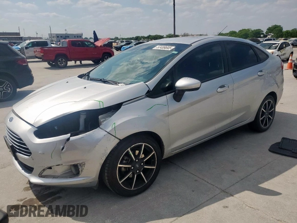 2019 Ford Fiesta SE with VIN 3FADP4BJ5KM118481, listed as a Copart auction lot 53489695 with 68,021 mi miles and Salvage Title. Bid and sale history available at carsss.com. Image 1.
