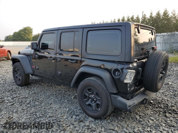 2022 Jeep Wrangler Unlimited Sport with VIN 1C4HJXDNXNW199299, listed as a Copart auction lot 67140934 with 30,996 mi miles and Salvage Title. Bid and sale history available at DreamBid. Image 2.
