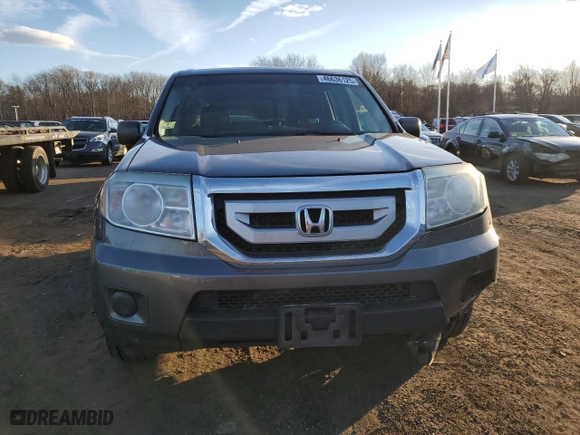 2011 Honda Pilot LX with VIN 5FNYF4H2XBB041853, listed as a Copart auction lot 46636125 with 156,200 mi miles and Salvage Title. Bid and sale history available at carsss.com. Image 5.