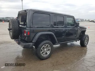 2022 Jeep Wrangler Unlimited Sport with VIN 1C4HJXDG6NW258091, listed as a Copart auction lot 45484735 with 42,534 mi miles and Salvage Title. Bid and sale history available at DreamBid. Image 3.