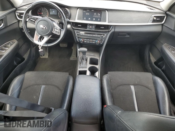 2019 Kia Optima LX with VIN 5XXGT4L37KG285218, listed as a Copart auction lot 58367365 with 105,052 mi miles and Salvage title. Bid and sale history available at DreamBid. Image 8.