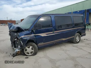 2000 Chevrolet Express Cargo Van w/YF7 with VIN 1GBFG15R5Y1109387, listed as a Copart auction lot 48850655 with 176,057 mi miles and Salvage Title. Bid and sale history available at carsss.com. Image 1.