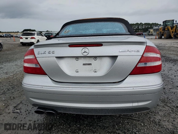 2005 Mercedes-Benz CLK-Class AMG with VIN WDBTK76G85T043932, listed as a Copart auction lot 72786774 with 105,682 mi miles and Salvage Title. Bid and sale history available at carsss.com. Image 6.