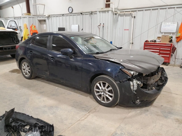 2015 Mazda 3 i Grand Touring with VIN 3MZBM1W73FM159993, listed as a Copart auction lot 50090915 with 124,085 mi miles and Salvage Title. Bid and sale history available at DreamBid. Image 4.