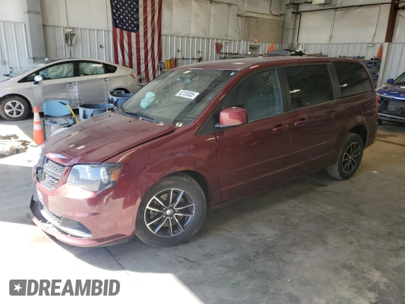2017 Dodge Grand Caravan SE with VIN 2C4RDGBG3HR602181, listed as a Copart auction lot 52139305 with 91,172 mi miles and Non Repairable. Bid and sale history available at DreamBid. Image 1.