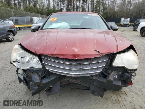 2007 Chrysler Sebring with VIN 1C3LC46K37N609783, listed as a Copart auction lot 51489875 with 196,336 mi miles and Salvage Title. Bid and sale history available at DreamBid. Image 5.