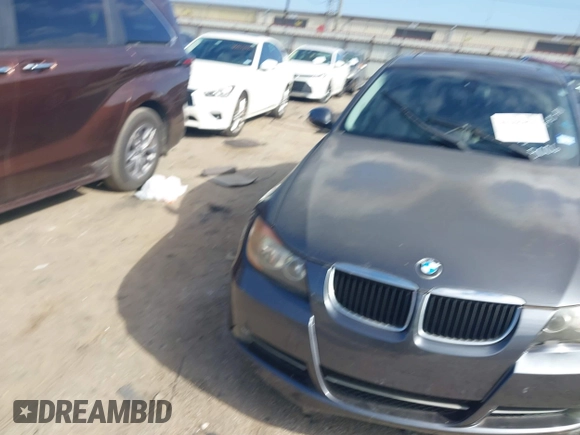 2008 BMW 3 Series 328i with VIN WBAVA37558NL48006, listed as a IAAI auction lot 41255475 with 95,038 mi miles. Bid and sale history available at carsss.com. Image 12.