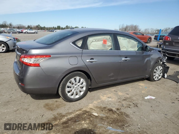 2015 Nissan Sentra SV with VIN 3N1AB7AP7FY343487, listed as a Copart auction lot 48454295 with 69,990 mi miles and Salvage Title. Bid and sale history available at carsss.com. Image 3.