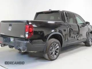 2023 Honda Ridgeline Sport with VIN 5FPYK3F13PB068889, listed as a Copart auction lot 58864005 with 19,879 mi miles and Salvage title. Bid and sale history available at DreamBid. Image 4.