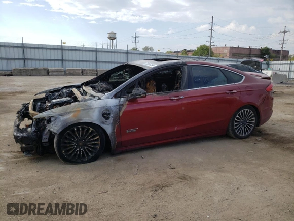 2017 Ford Fusion Titanium with VIN 3FA6P0SU2HR180735, listed as a Copart auction lot 72336794 with Not provided miles and Salvage title. Bid and sale history available at DreamBid. Image 1.