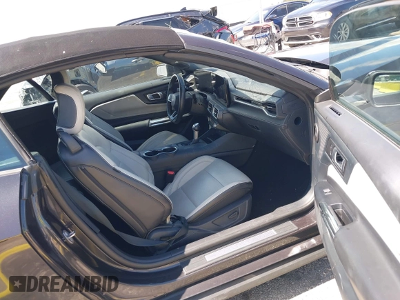 2024 Ford Mustang EcoBoost with VIN 1FAGP8UH9R5123133, listed as a IAAI auction lot 42538350 with 33,581 mi miles and . Bid and sale history available at DreamBid. Image 5.
