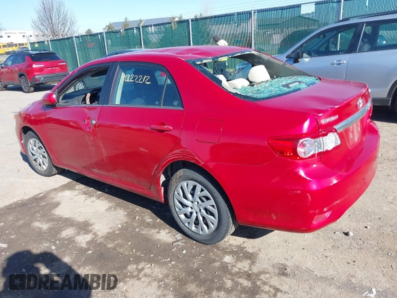 2013 Toyota Corolla L with VIN 2T1BU4EE4DC102938, listed as a IAAI auction lot 41822212 with 89,079 mi miles. Bid and sale history available at carsss.com. Image 3.
