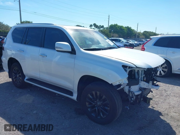 2023 Lexus GX with VIN JTJAM7BX9P5376430, listed as a IAAI auction lot 41698397 with 5,153 mi miles. Bid and sale history available at carsss.com. Image 1.