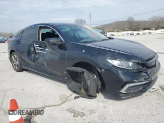 2019 Honda Civic LX with VIN 19XFC2F6XKE010537, listed as a Copart auction lot 51139255 with 117,859 mi miles and Salvage Title. Bid and sale history available at DreamBid. Image 4.