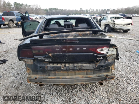 2014 Dodge Charger RT Plus with VIN 2C3CDXDT2EH322502, listed as a Copart auction lot 48766295 with 0 mi miles and Salvage Title. Bid and sale history available at carsss.com. Image 6.