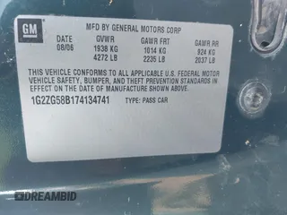 2007 Pontiac G6 G6 with VIN 1G2ZG58B174134741, listed as a IAAI auction lot 41662446 with 237,600 mi miles and . Bid and sale history available at DreamBid. Image 9.