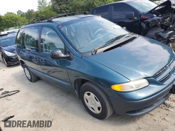 2000 Dodge Caravan with VIN 2B4GP25R1YR774687, listed as a Copart auction lot 58739054 with 65,068 mi miles and Salvage Title. Bid and sale history available at carsss.com. Image 4.