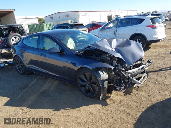 2023 Tesla Model S with VIN 5YJSA1E5XPF500341, listed as a IAAI auction lot 40756406 with 11,583 mi miles and . Bid and sale history available at DreamBid. Image 1.