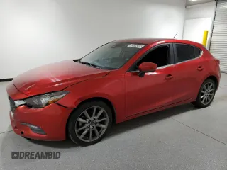 2018 Mazda 3 Touring with VIN 3MZBN1L34JM177605, listed as a Copart auction lot 52559395 with 56,267 mi miles and Clean Title. Bid and sale history available at DreamBid. Image 1.