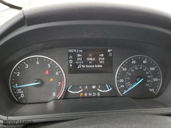 2018 Ford EcoSport SES with VIN MAJ6P1CL5JC222427, listed as a Copart auction lot 47566025 with 59,276 mi miles and Salvage Title. Bid and sale history available at carsss.com. Image 9.