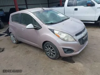 2013 Chevrolet Spark LT with VIN KL8CD6S91DC580842, listed as a IAAI auction lot 41883460 with 117,015 mi miles. Bid and sale history available at carsss.com. Image 1.