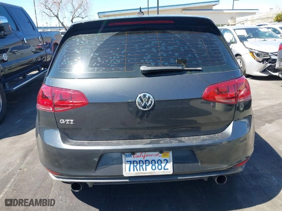 2016 Volkswagen Golf GTI SE with VIN 3VW4T7AU1GM044581, listed as a IAAI auction lot 41823651 with 148,660 mi miles. Bid and sale history available at carsss.com. Image 17.