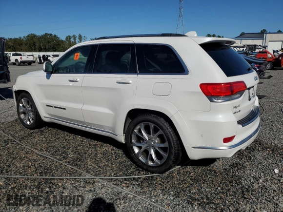 2021 Jeep Grand Cherokee Summit with VIN 1C4RJFJT9MC727660, listed as a Copart auction lot 74756814 with 0 mi miles and Salvage Title. Bid and sale history available at carsss.com. Image 2.