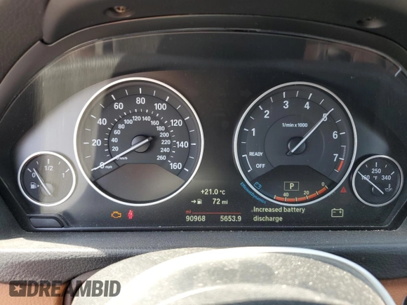 2016 BMW 4 Series 428i с VIN WBA4A9C58GGL89821, выставлен на аукционе Copart как лот 54937645 с пробегом 90 968 миль миль и Списание • Salvage title. История ставок и продаж доступна на DreamBid. Изображение 9.