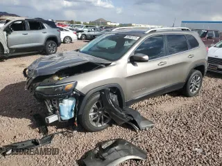 2021 Jeep Cherokee Latitude Lux with VIN 1C4PJLMX7MD107436, listed as a Copart auction lot 50987275 with 32,735 mi miles and Salvage Title. Bid and sale history available at carsss.com. Image 1.