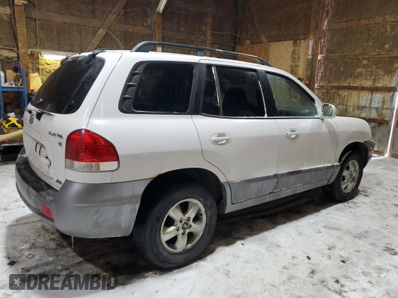 2006 Hyundai Santa Fe GLS with VIN KM8SC73D56U069948, listed as a Copart auction lot 44194725 with 155,194 mi miles and Clean Title. Bid and sale history available at carsss.com. Image 3.