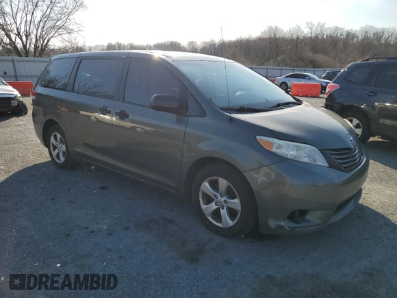 2014 Toyota Sienna L with VIN 5TDZK3DC4ES498196, listed as a Copart auction lot 50214285 with 239,718 mi miles and Clean Title. Bid and sale history available at carsss.com. Image 4.