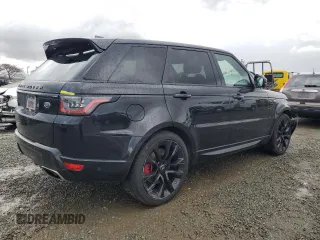 2020 Land Rover Range Rover Sport HST with VIN SALWS2RUXLA885448, listed as a Copart auction lot 47314015 with 60,659 mi miles and Salvage title. Bid and sale history available at DreamBid. Image 3.