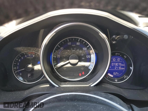 2015 Honda Fit EX-L with VIN 3HGGK5H87FM749384, listed as a Copart auction lot 50258455 with 73,079 mi miles and Salvage Title. Bid and sale history available at carsss.com. Image 9.