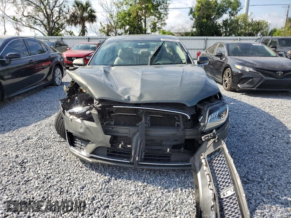 2017 Lincoln MKZ Select with VIN 3LN6L5C99HR604081, listed as a Copart auction lot 53039045 with Not Provided miles and Salvage Title. Bid and sale history available at carsss.com. Image 5.
