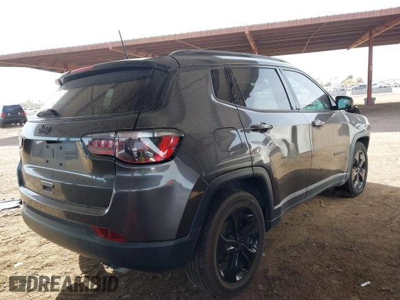 2021 Jeep Compass Altitude with VIN 3C4NJCBB9MT560370, listed as a IAAI auction lot 41583996 with 75,955 mi miles and . Bid and sale history available at DreamBid. Image 4.