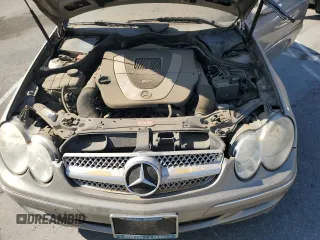2006 Mercedes-Benz CLK 3.5L with VIN WDBTJ56J86F166827, listed as a Copart auction lot 54615655 with 104,870 mi miles and Clean Title. Bid and sale history available at carsss.com. Image 11.