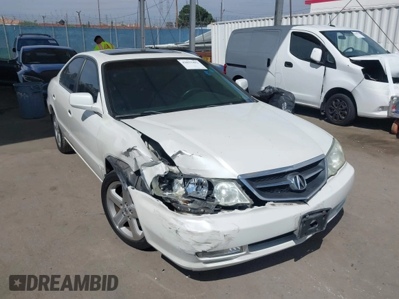 2003 Acura TL Type S with VIN 19UUA56803A024758, listed as a IAAI auction lot 42032492 with 209,302 mi miles. Bid and sale history available at carsss.com. Image 1.