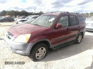 2002 Honda CR-V EX with VIN SHSRD788X2U008814, listed as a IAAI auction lot 41016545 with 190,580 mi miles. Bid and sale history available at carsss.com. Image 2.