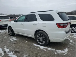 2019 Dodge Durango GT Plus with VIN 1C4RDJDGXKC771284, listed as a Copart auction lot 46690835 with 79,676 mi miles and Salvage Title. Bid and sale history available at DreamBid. Image 2.
