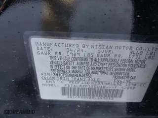 2024 Nissan Kicks S with VIN 3N1CP5BV8RL549253, listed as a IAAI auction lot 41725224 with 21,732 mi miles. Bid and sale history available at carsss.com. Image 9.