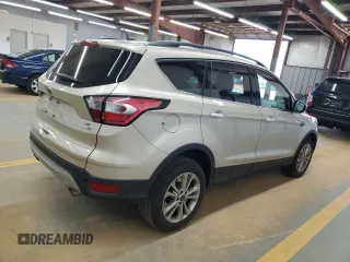 2017 Ford Escape SE with VIN 1FMCU9GD2HUD30317, listed as a Copart auction lot 50541085 with 80,421 mi miles and Salvage Title. Bid and sale history available at DreamBid. Image 3.