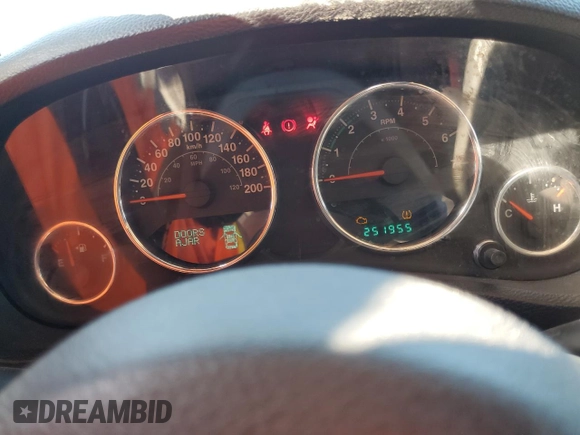 2013 Jeep Wrangler Sport with VIN 1C4AJWAG0DL618634, listed as a Copart auction lot 48982315 with 251,955 mi miles and Clean Title. Bid and sale history available at carsss.com. Image 9.