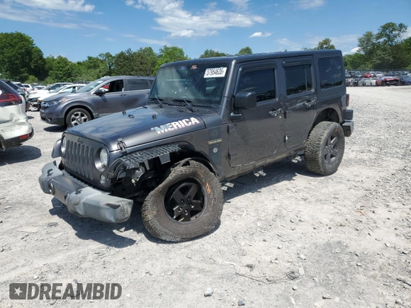 2016 Jeep Wrangler Unlimited Freedom с VIN 1C4BJWDG4GL153134, выставлен на аукционе Copart как лот 57954635 с пробегом 105 250 миль миль и Списание • Salvage title. История ставок и продаж доступна на DreamBid. Изображение 1.