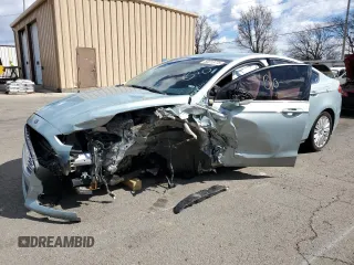 2013 Ford Fusion SE Hybrid with VIN 3FA6P0LU9DR191305, listed as a Copart auction lot 50213775 with 132,939 mi miles and Salvage Title. Bid and sale history available at DreamBid. Image 1.