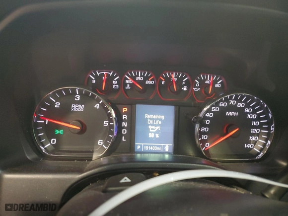 2018 Chevrolet Silverado 1500 Work Truck with VIN 1GCNCNEH6JZ126823, listed as a Copart auction lot 49319185 with 191,403 mi miles and Clean Title. Bid and sale history available at carsss.com. Image 9.