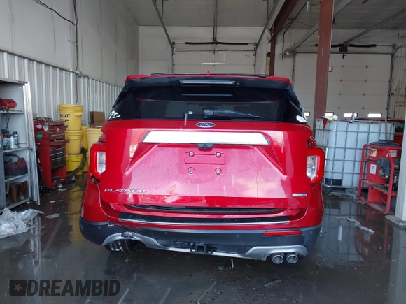 2020 Ford Explorer Platinum with VIN 1FM5K8HCXLGB10252, listed as a IAAI auction lot 41623559 with 62,157 mi miles. Bid and sale history available at carsss.com. Image 17.
