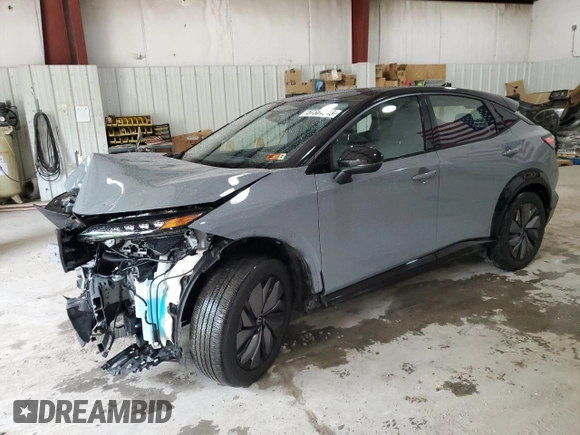 2024 Nissan ARIYA Platinum+ with VIN JN1DF0CD4RM740934, listed as a Copart auction lot 57384945 with 3,141 mi miles and Salvage title. Bid and sale history available at DreamBid. Image 1.