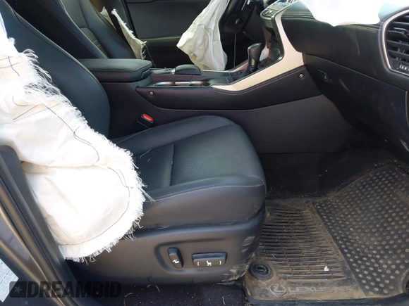 2019 Lexus NX with VIN JTJBARBZ0K2182616, listed as a IAAI auction lot 42097649 with 61,507 mi miles. Bid and sale history available at carsss.com. Image 5.