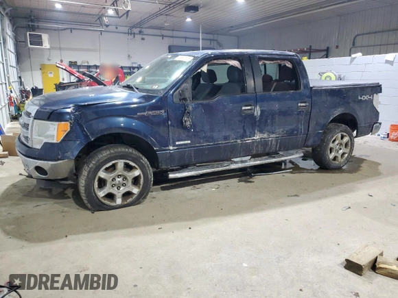 2013 Ford F-150 XL with VIN 1FTFW1ET0DFD43962, listed as a Copart auction lot 88587115 with 209,801 mi miles and Salvage Title. Bid and sale history available at carsss.com. Image 1.