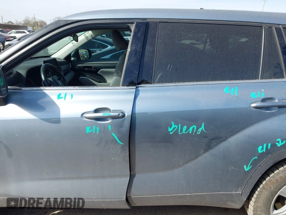 2021 Toyota Highlander L with VIN 5TDZZRAH6MS034453, listed as a IAAI auction lot 41779805 with 128,574 mi miles and . Bid and sale history available at DreamBid. Image 15.